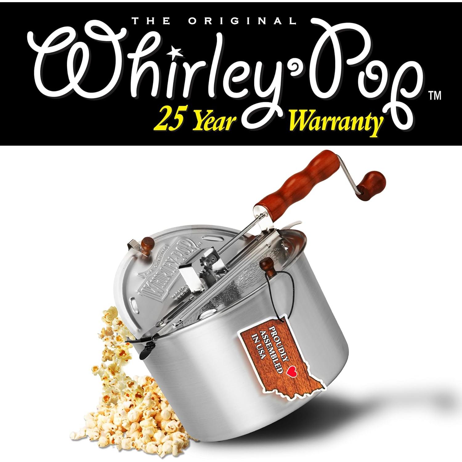 Poper de Palomitas Whirley Pop Wabash Valley 5.68L Plata
