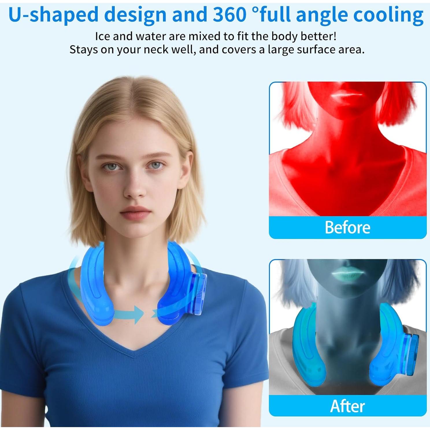 Tubo de Enfriamiento para el Cuello Yokulamo - Negro, Reutilizable