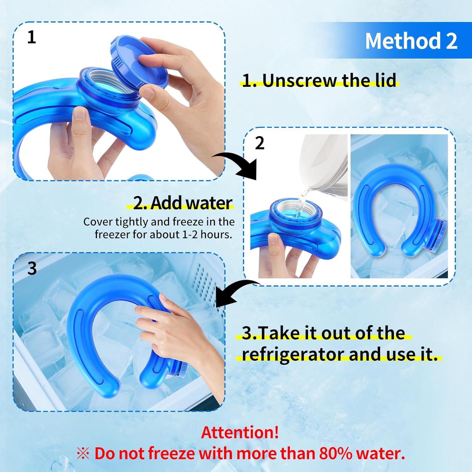 Tubo de Enfriamiento para el Cuello Yokulamo - Negro, Reutilizable