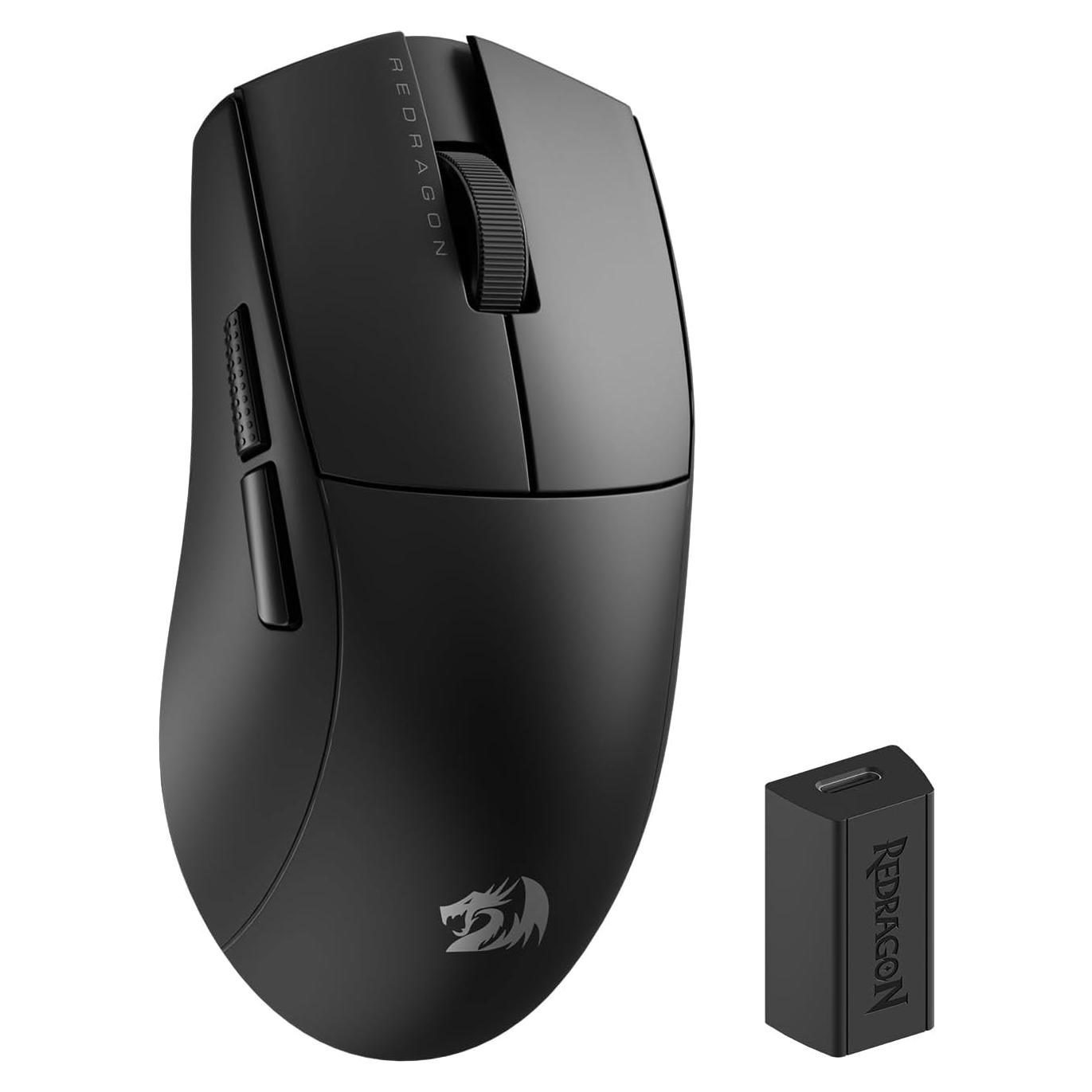 Redragon M916S Ratón Gaming Inalámbrico 49g 24000 DPI Rosa