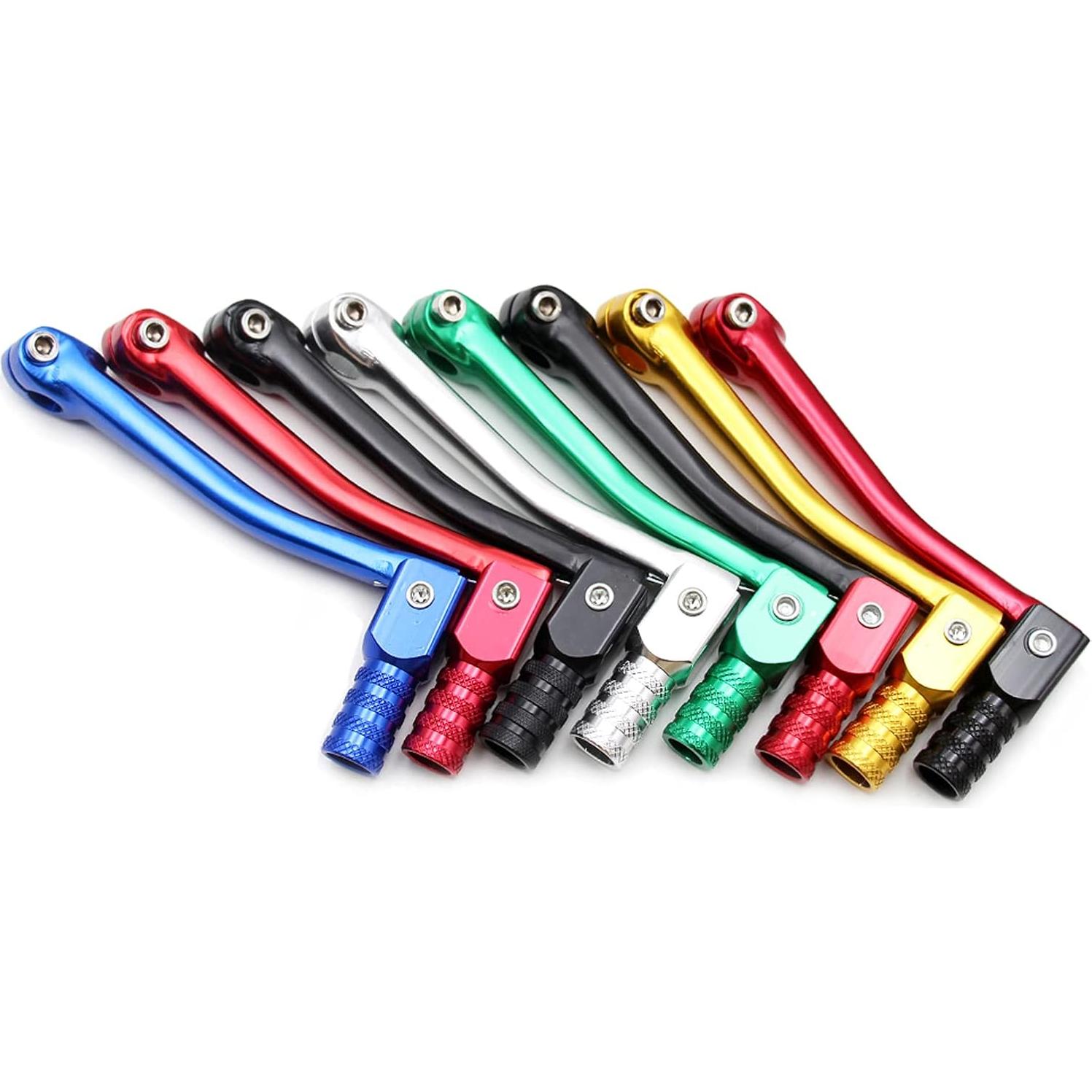 Palanca de Cambio Plegable PRO BAT de Aluminio CNC Negra 155x57mm