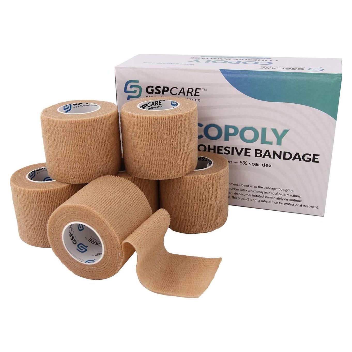 Venda Cohesiva Autoadhesiva GSPCARE 5 cm x 4.57 m - Primeros Auxilios