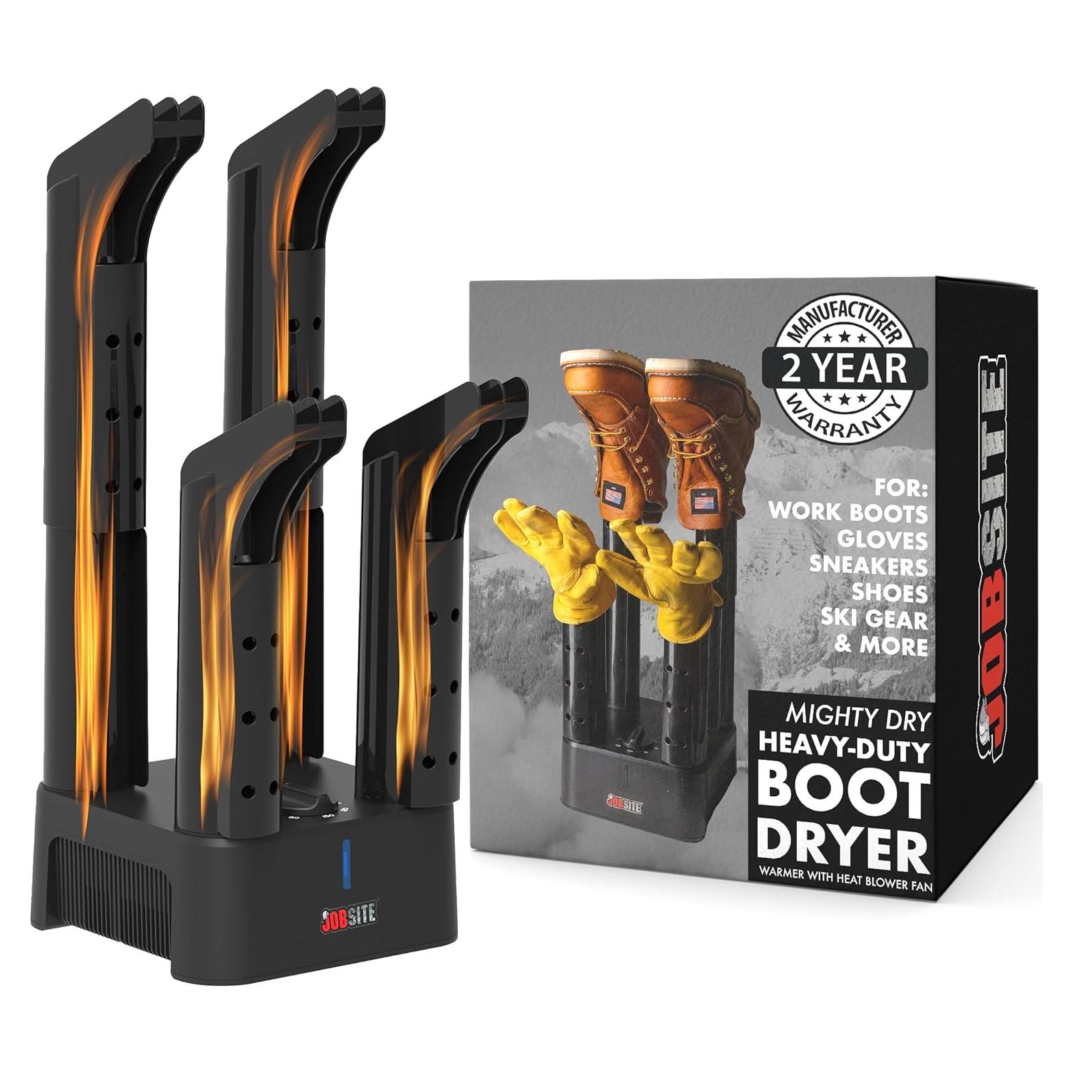 Secador de Botas JobSite Mighty Dry - Ventilador Calentador 200W