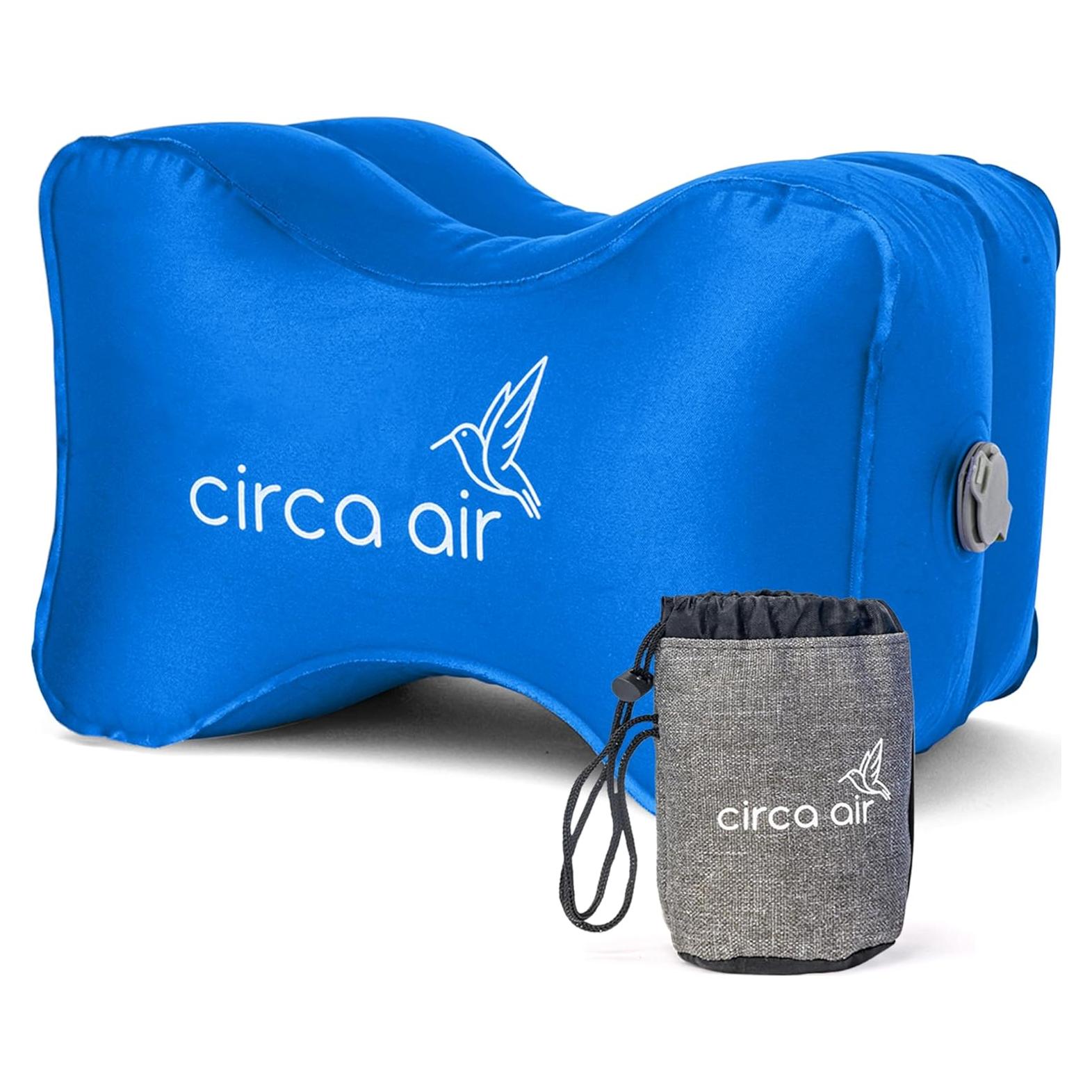Almohada Inflable para Rodilla Circa Air Azul - Alivio Ciática