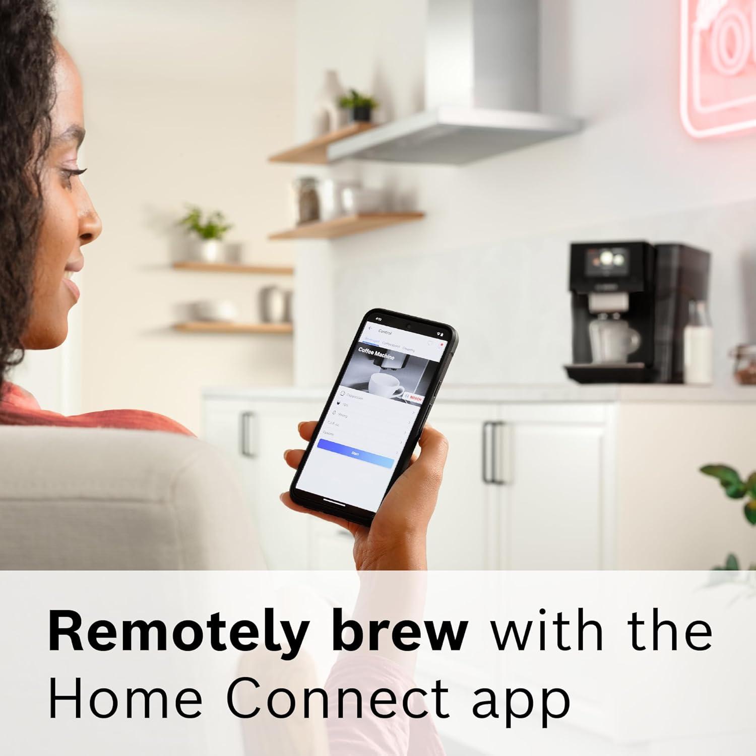 Máquina de Espresso Bosch 800 Series TPU60309 Automática 35 Bebidas