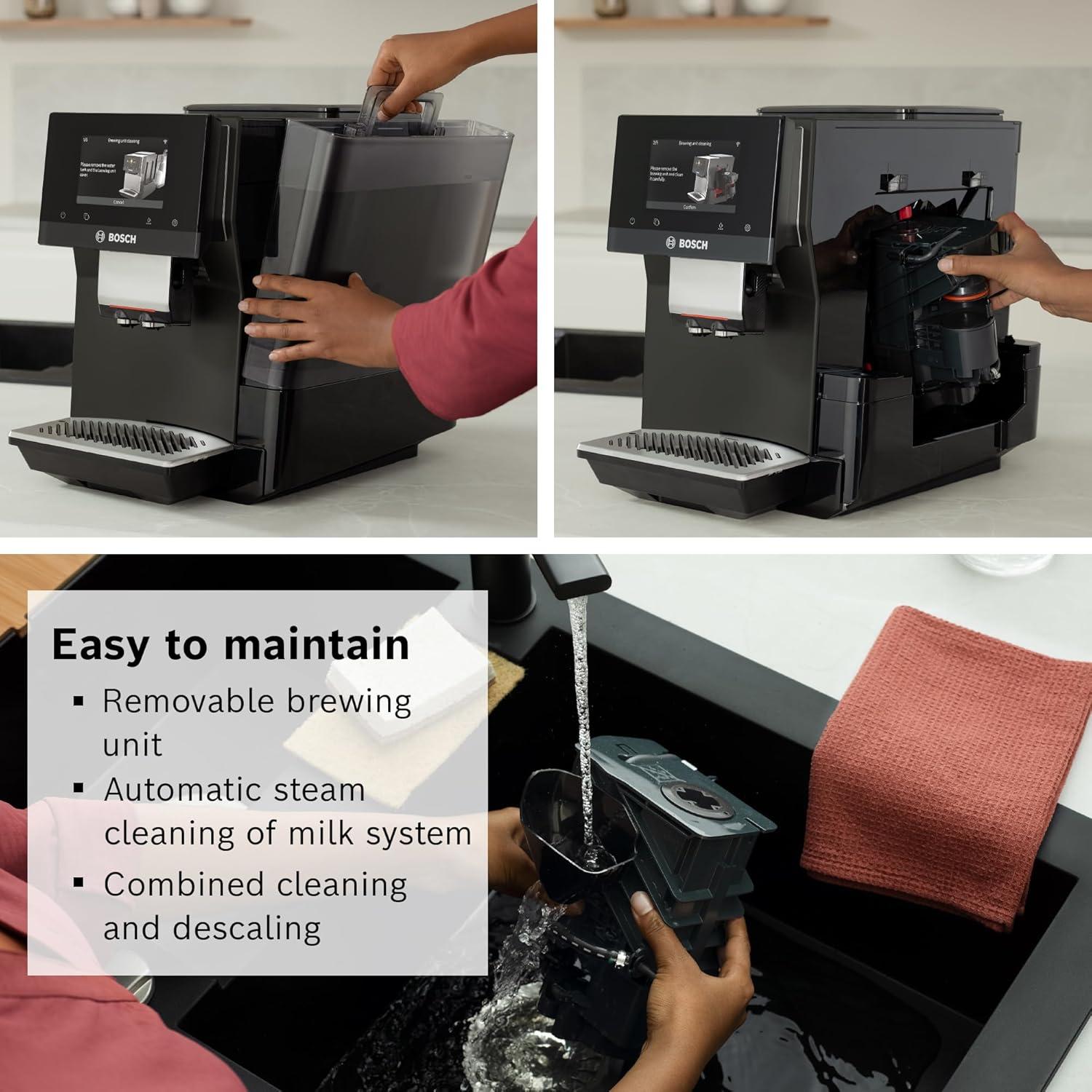 Máquina de Espresso Bosch 800 Series TPU60309 Automática 35 Bebidas