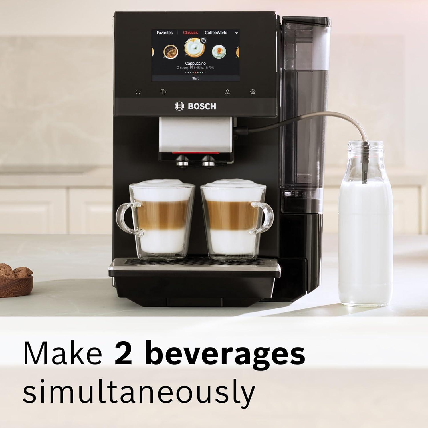 Máquina de Espresso Bosch 800 Series TPU60309 Automática 35 Bebidas