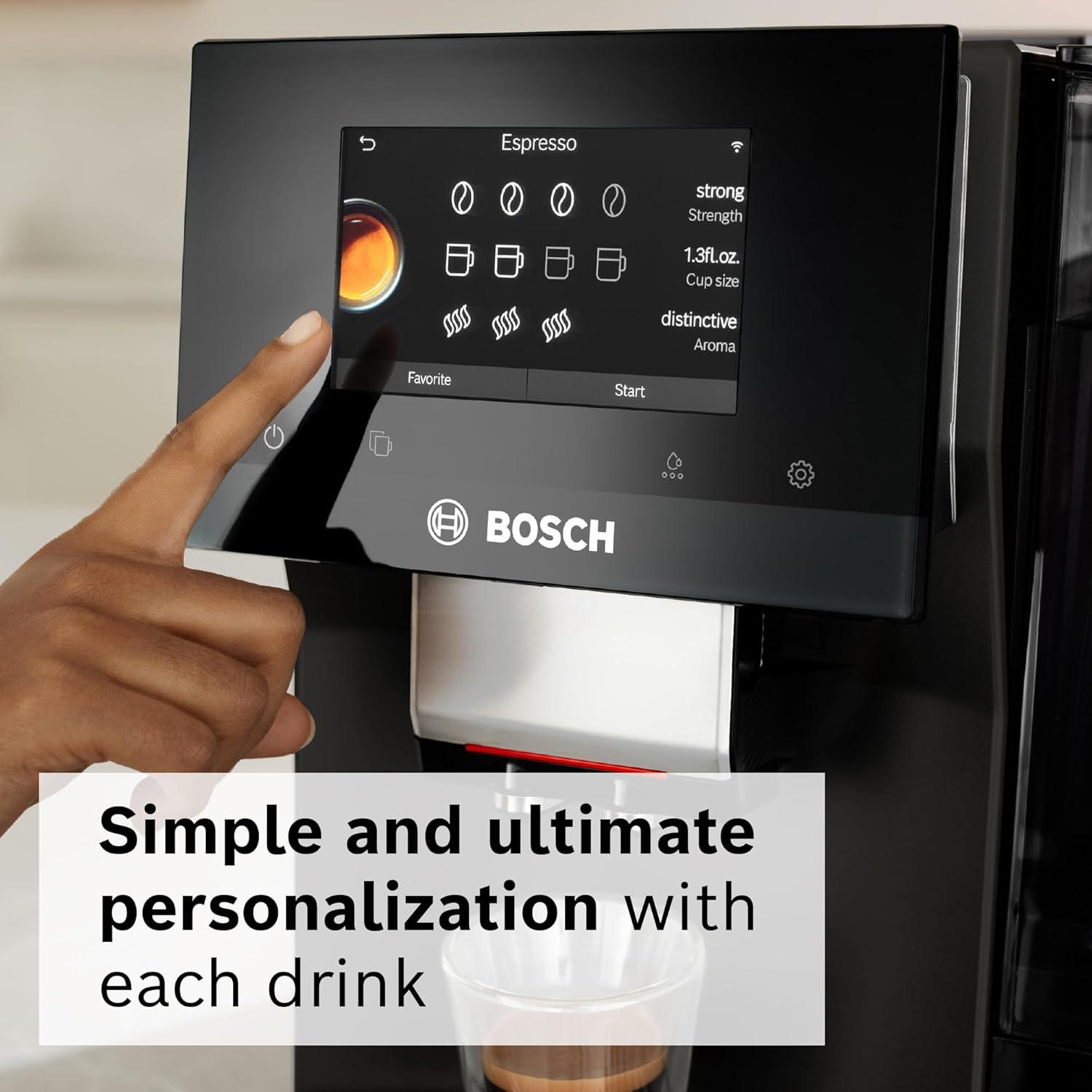 Máquina de Espresso Bosch 800 Series TPU60309 Automática 35 Bebidas