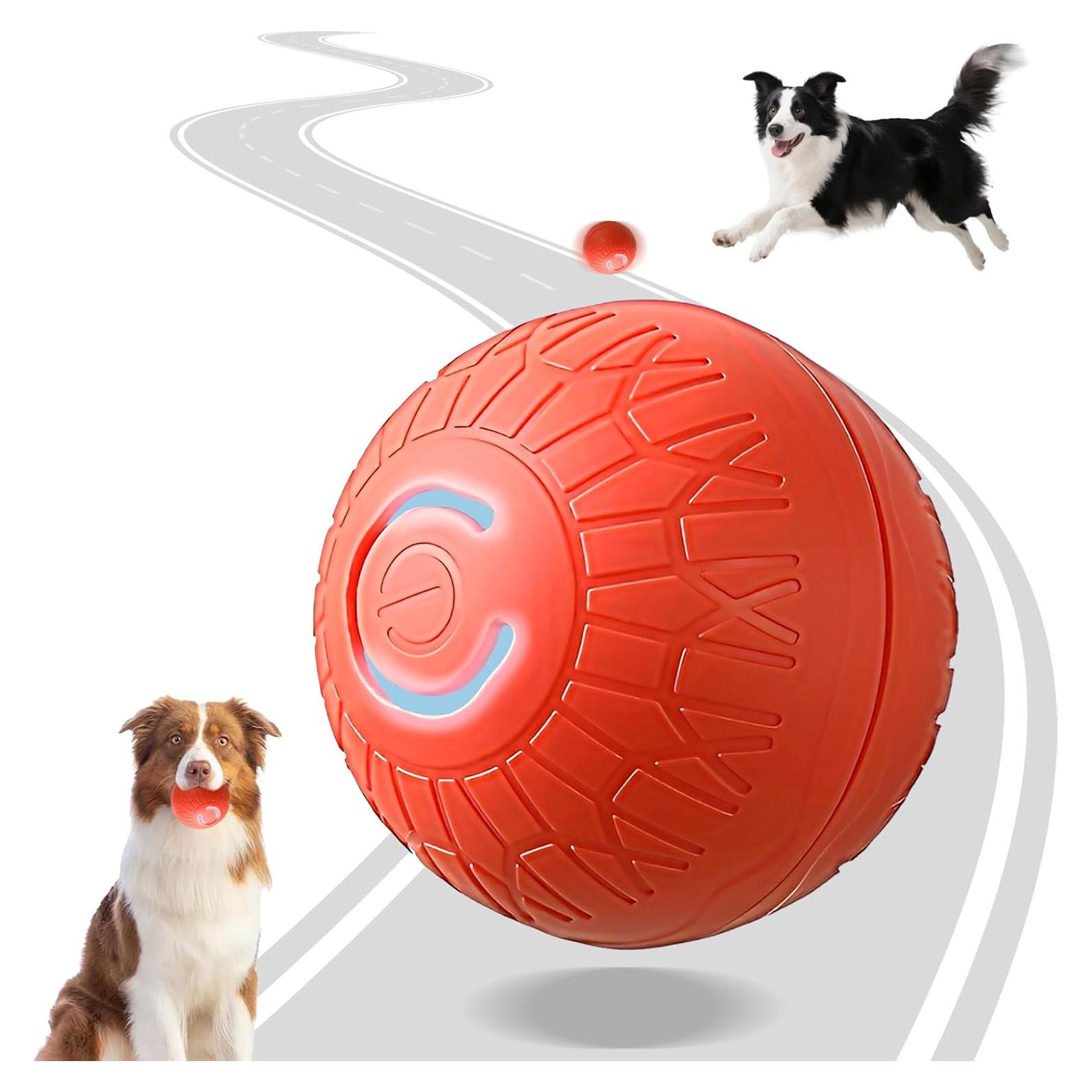 Bola de perro interactiva Aidmgndz 67mm auto-rebotante Naranja
