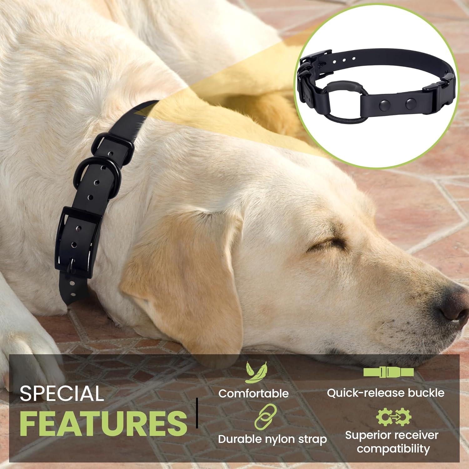 Collar Bungee para e-Collar Gracie To The Rescue 3/4" Negro