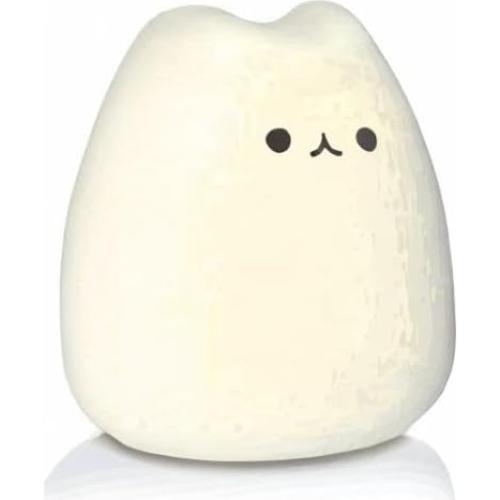 Luz Nocturna LED Gato Litake Silicona Portátil 10 cm