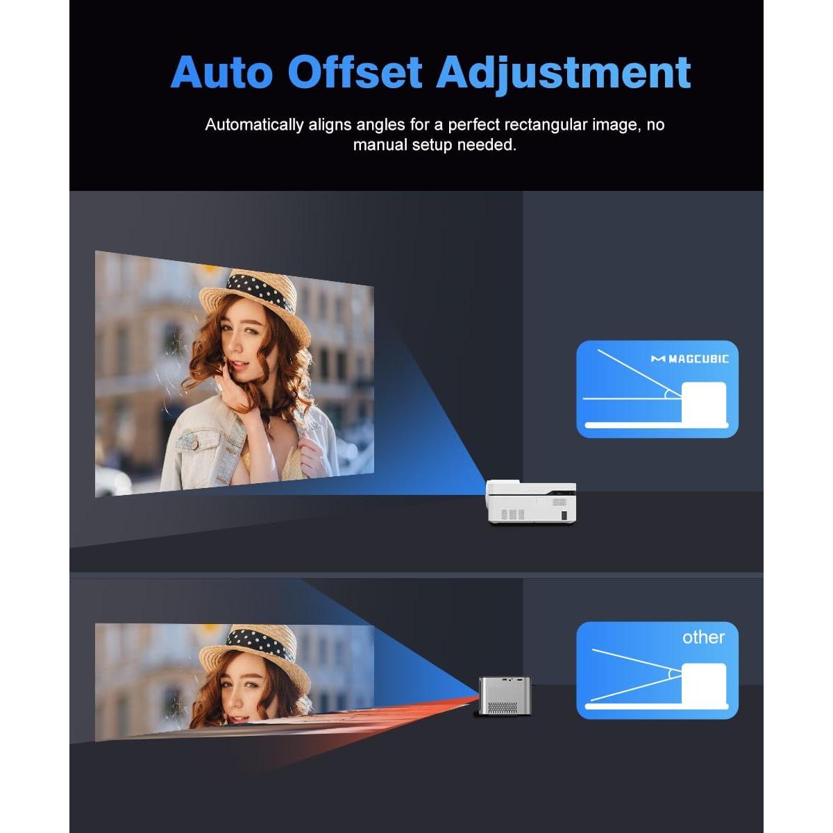 Proyector Ultra Corto Magcubic 4K Android 13 Wifi Bluetooth