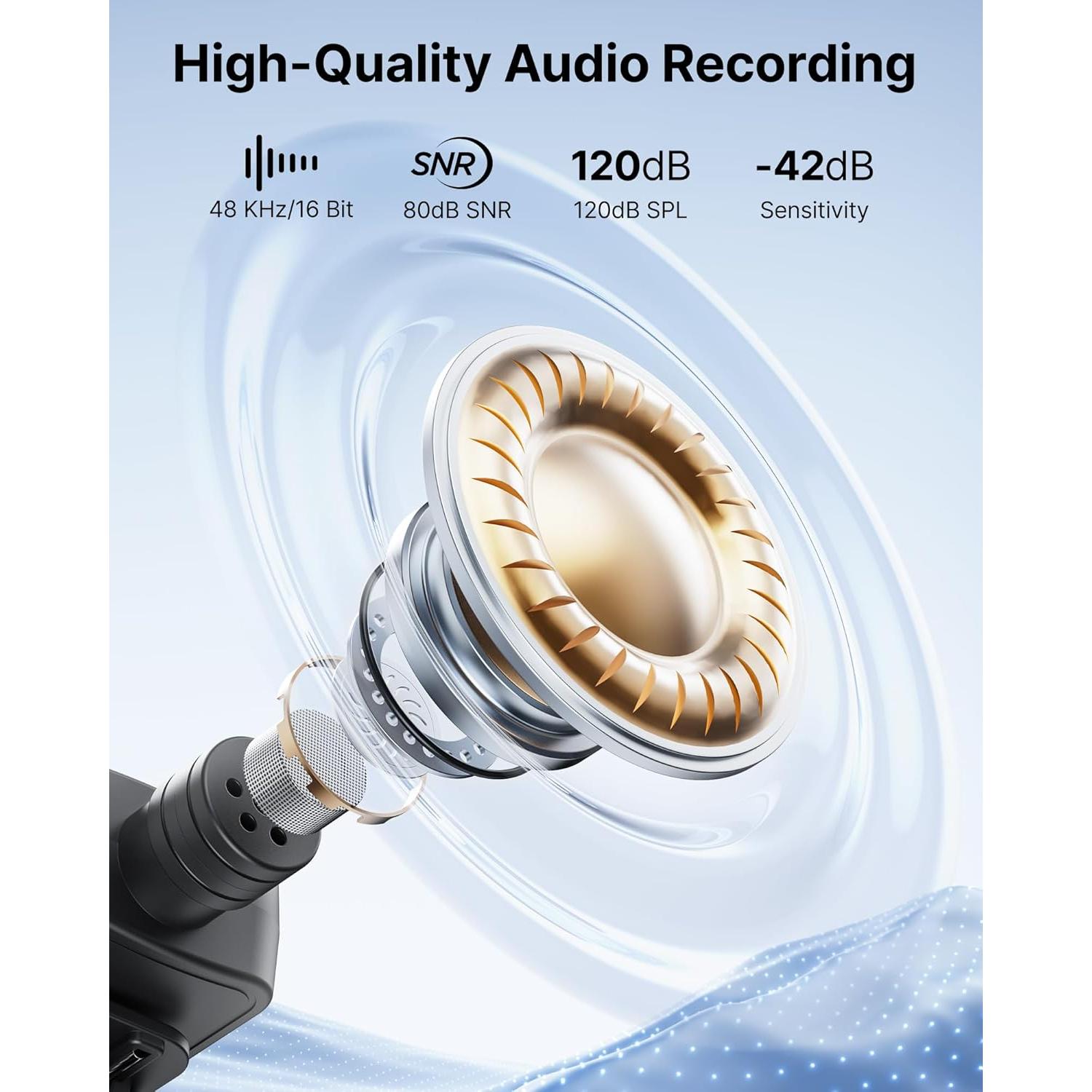 Micrófono Inalámbrico Boya BY-V3 Combo USB-C/Lightning 36H