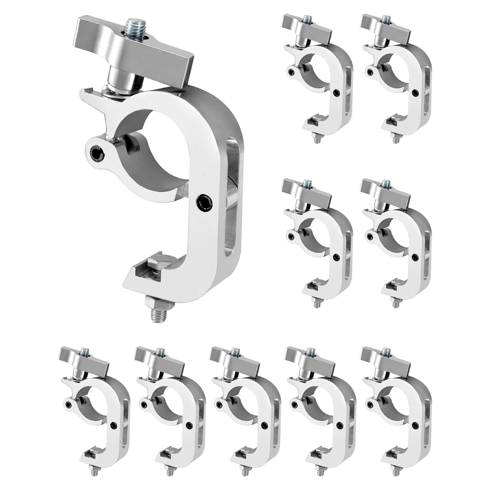 Gancho Abrazadera QWORK 10 Pzas 150 kg para Iluminación