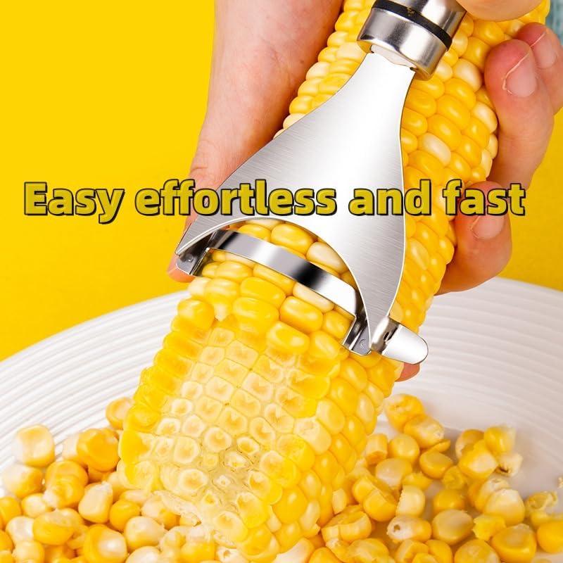 Pelador de Maíz Mágico Genérico Acero Inoxidable 2 Pcs