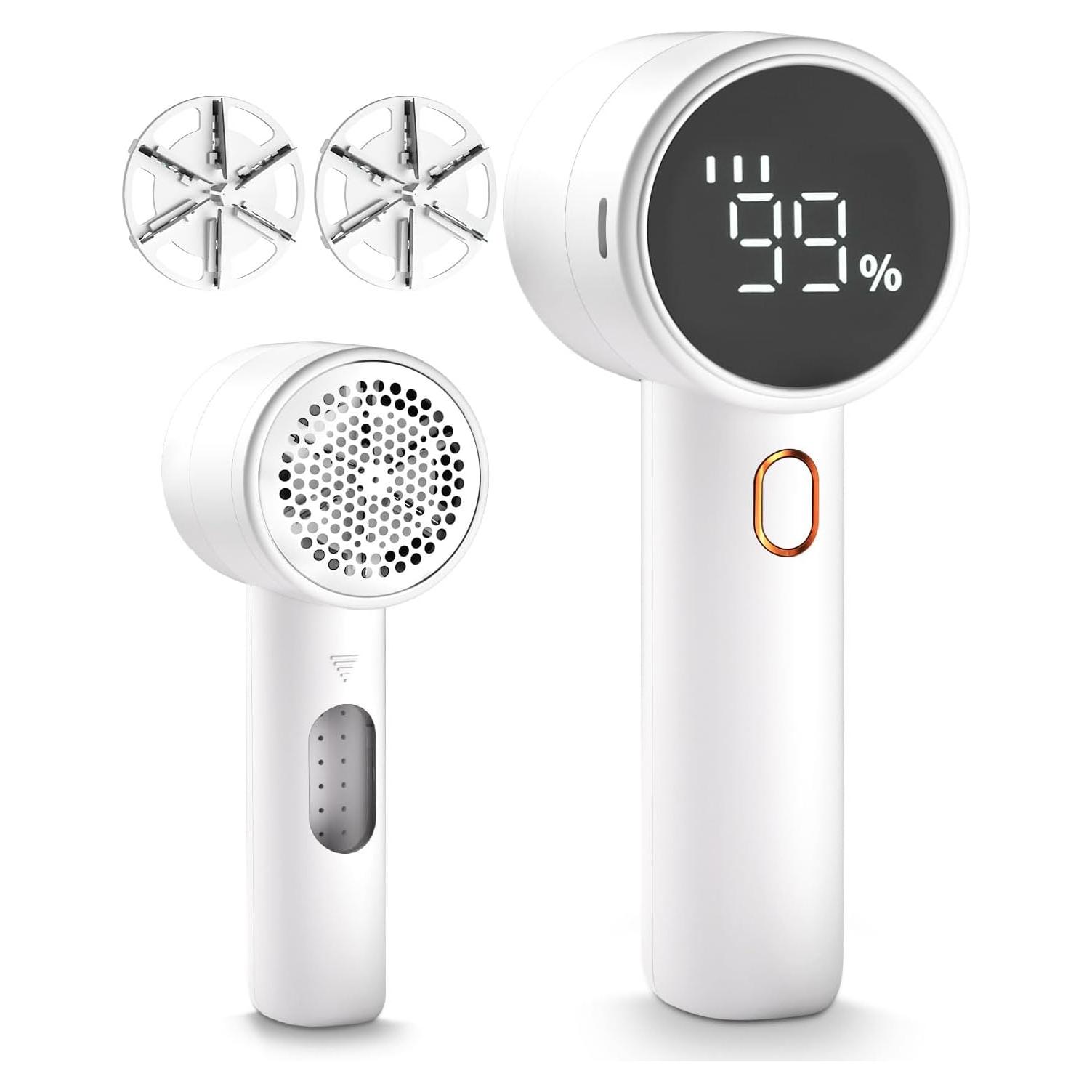 Raspador de tela Peiyuu Q20 recargable con pantalla LED