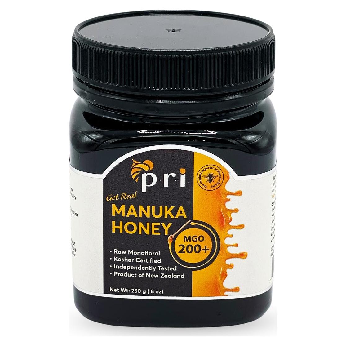 Miel de Manuka Cruda PRI MGO 200+ 250g Nueva Zelanda