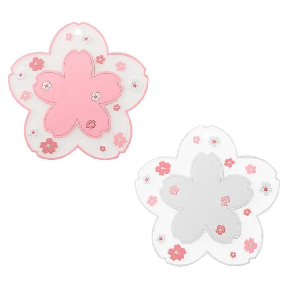 Tapete Antideslizante para Taza Binoster Flor de Cerezo 16cm 2PCS