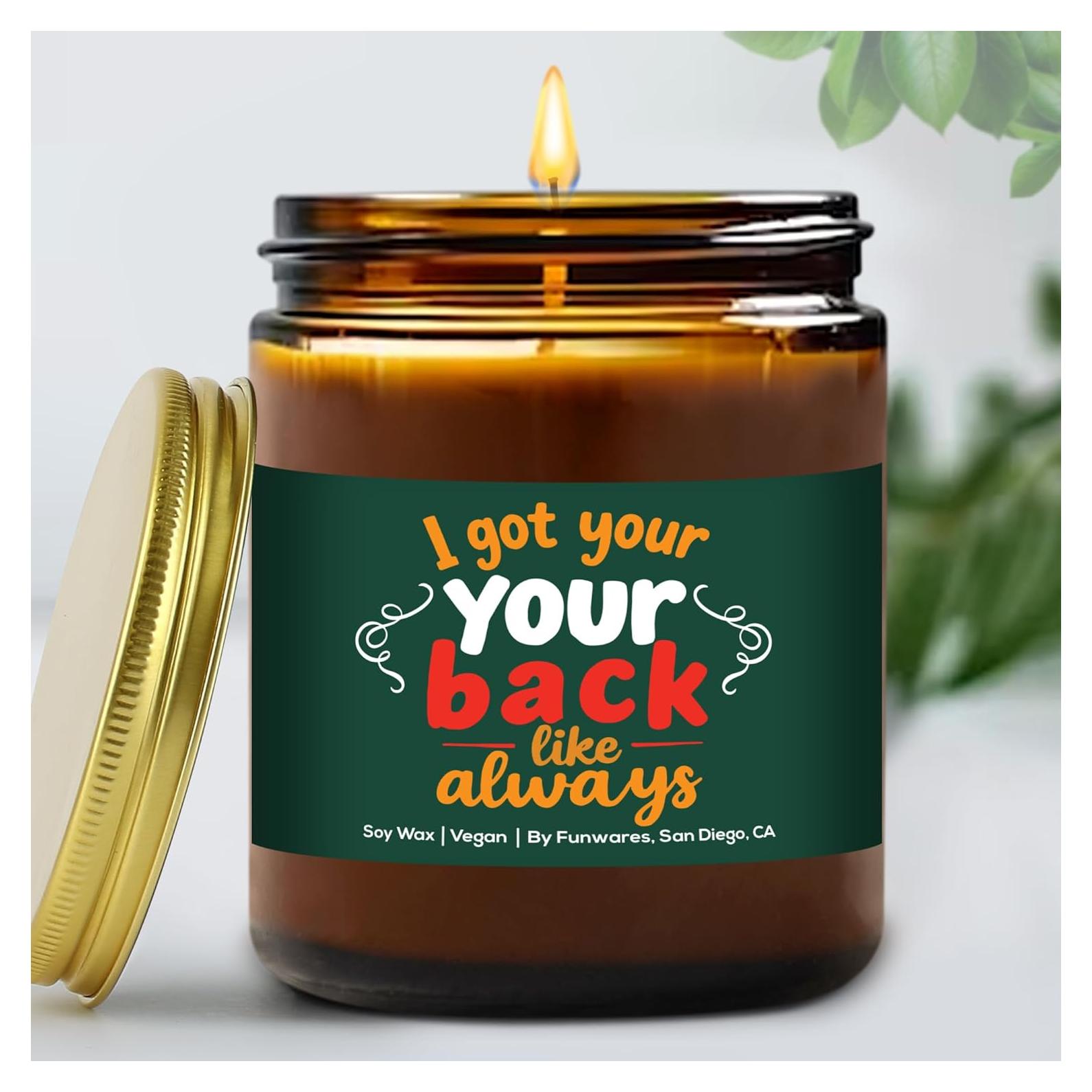 Vela Aromática de Soja Vainilla UT Brands 10.5cm - Amistad