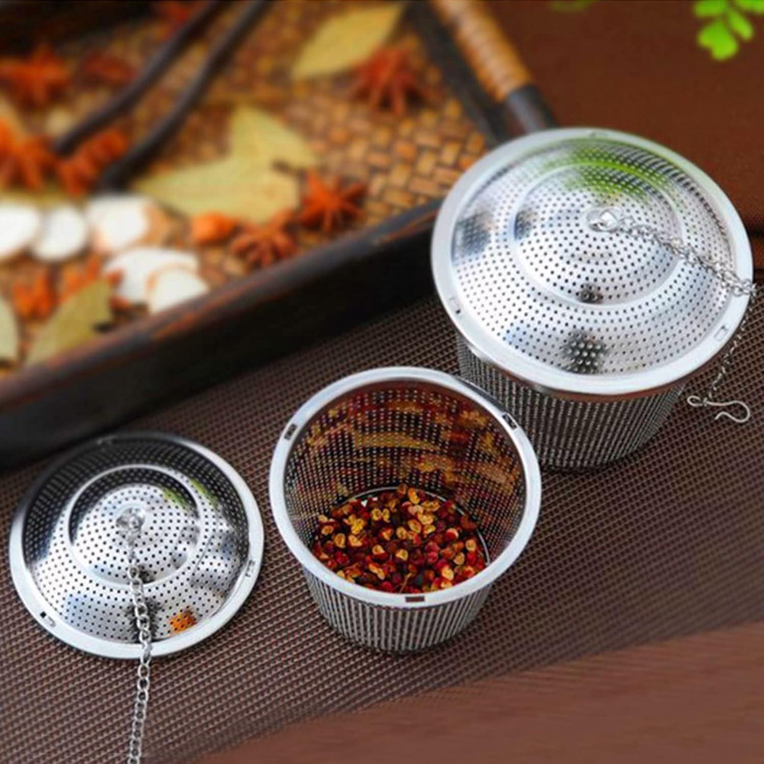 Infusor de Té Numola Acero Inoxidable con Cuchara y Bandejas
