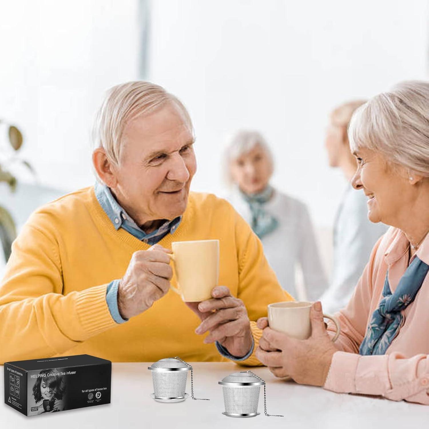 Infusor de Té Numola Acero Inoxidable con Cuchara y Bandejas