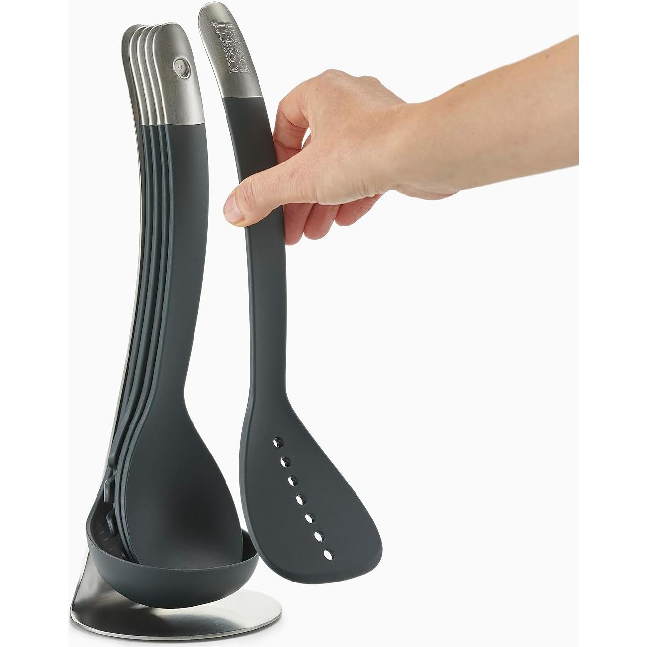 Conjunto de Utensilios de Cocina Joseph Joseph Nest 5 - Negro/Acero Inoxidable