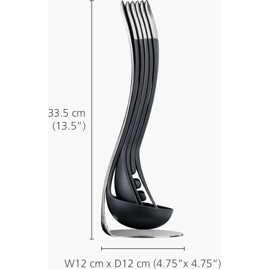 Conjunto de Utensilios de Cocina Joseph Joseph Nest 5 - Negro/Acero Inoxidable