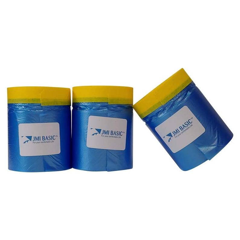 Película de enmascarar JMI BASIC 45.72 cm con cinta amarilla