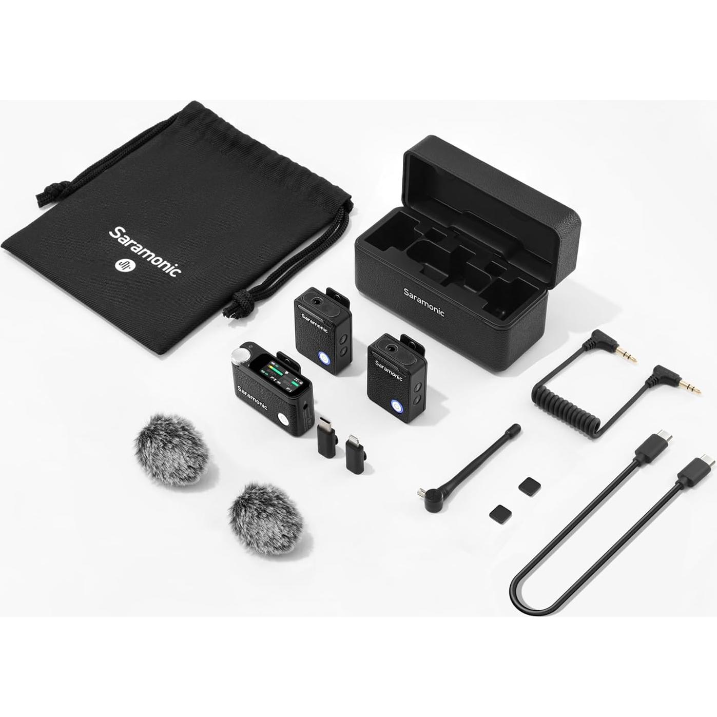 Micrófono Lavalier Inalámbrico Saramonic Ultra 01, 32-Bit Float, IPX5