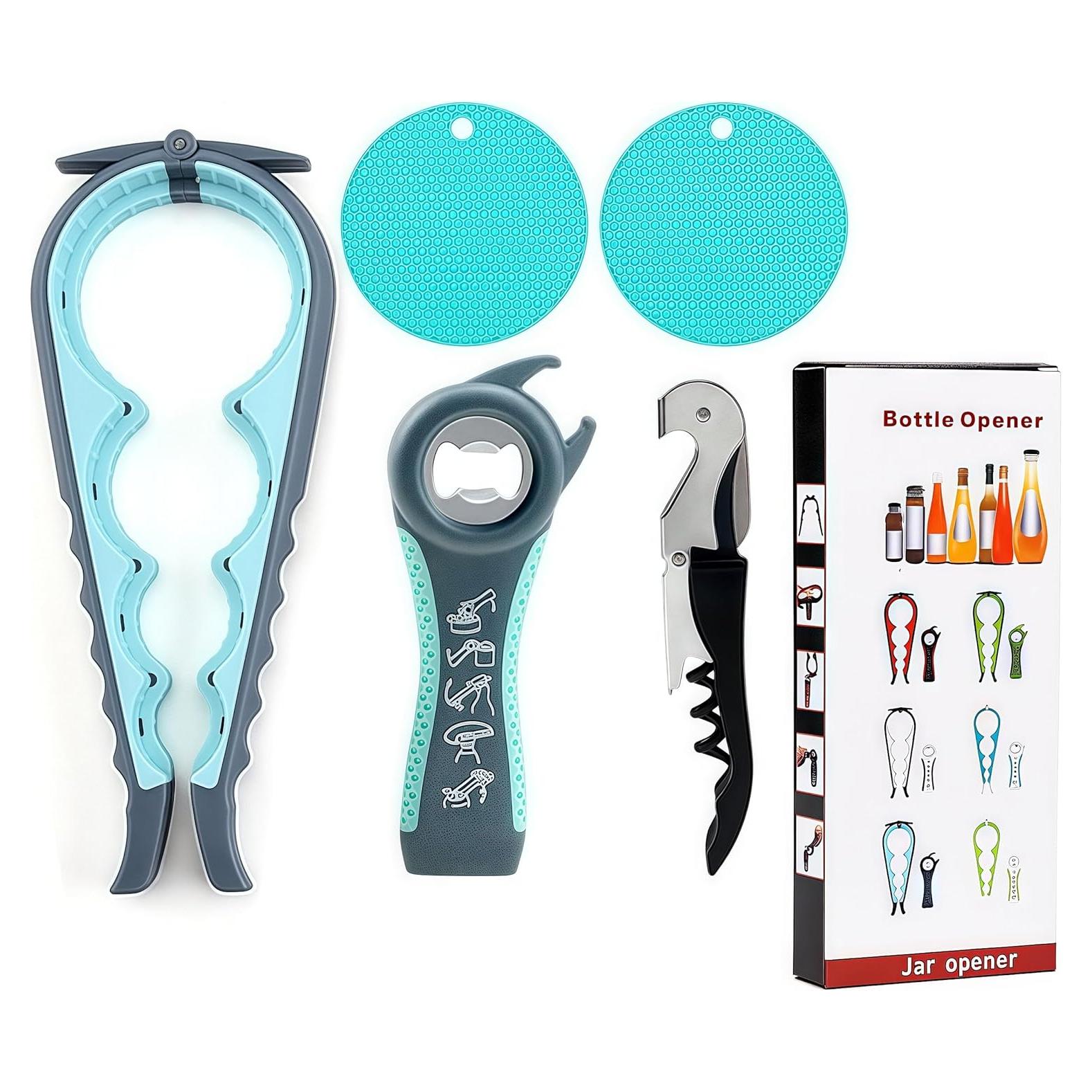 Abridor de frascos 5 en 1 Eugelrom para manos débiles