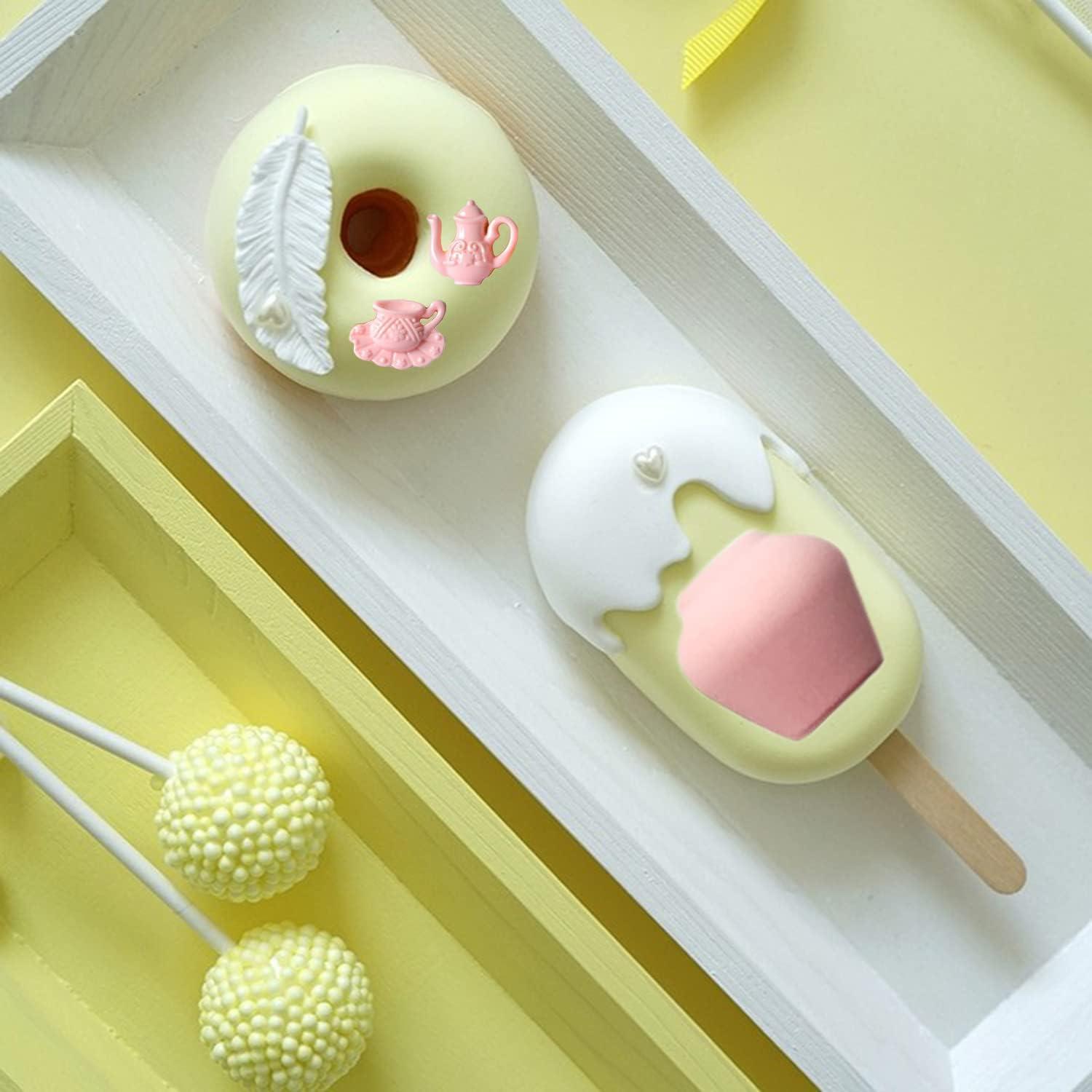 Set de 4 Moldes de Silicona para Pasteles Mujiang - Té de la Tarde