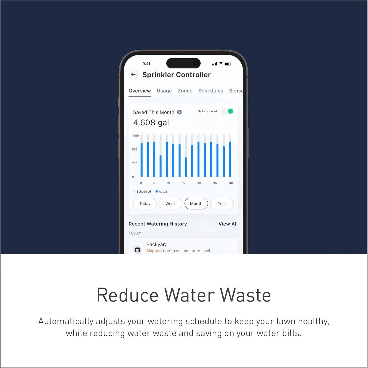 Sensor de Suelo Inalámbrico Moen WISNS002G1USA, Medidor de Humedad