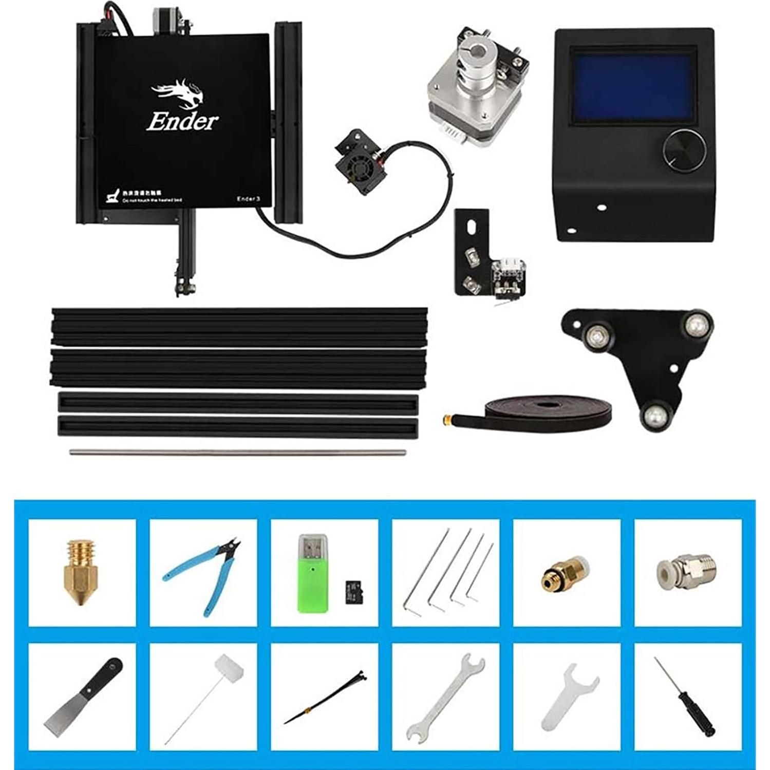 Impresora 3D Creality Ender 3 con Reanudación de Impresión