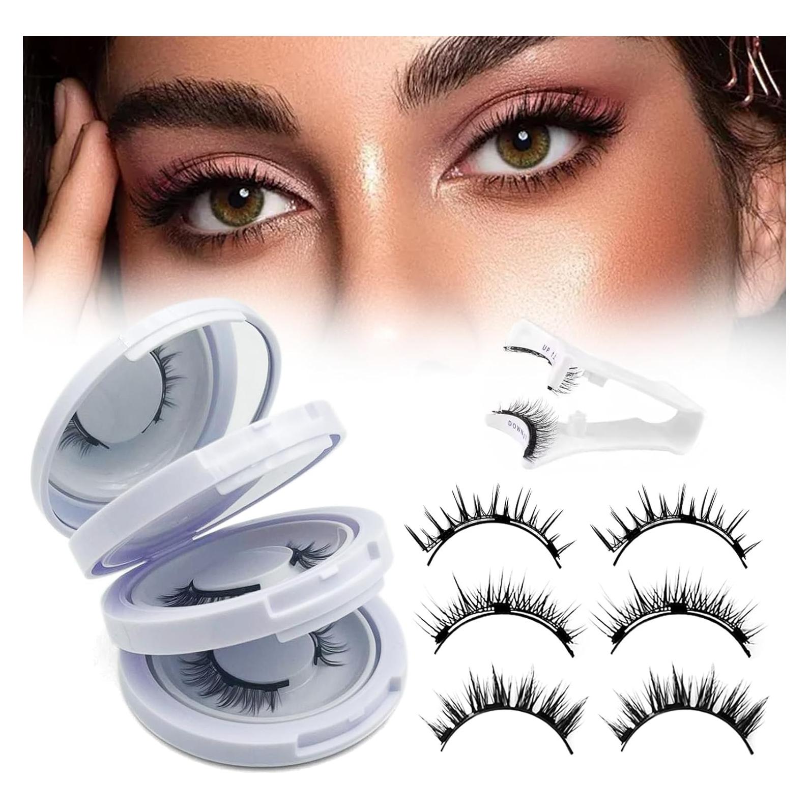 Pestañas Magnéticas Elara Craft con Aplicador - Kit Reutilizable