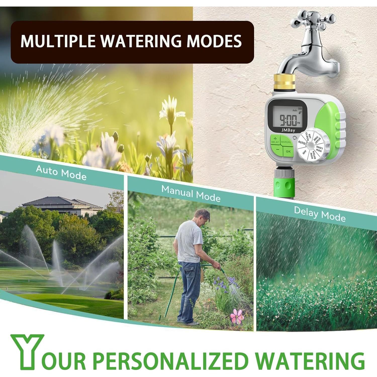 Temporizador de Riego JMBay 1 Zona Programable Impermeable