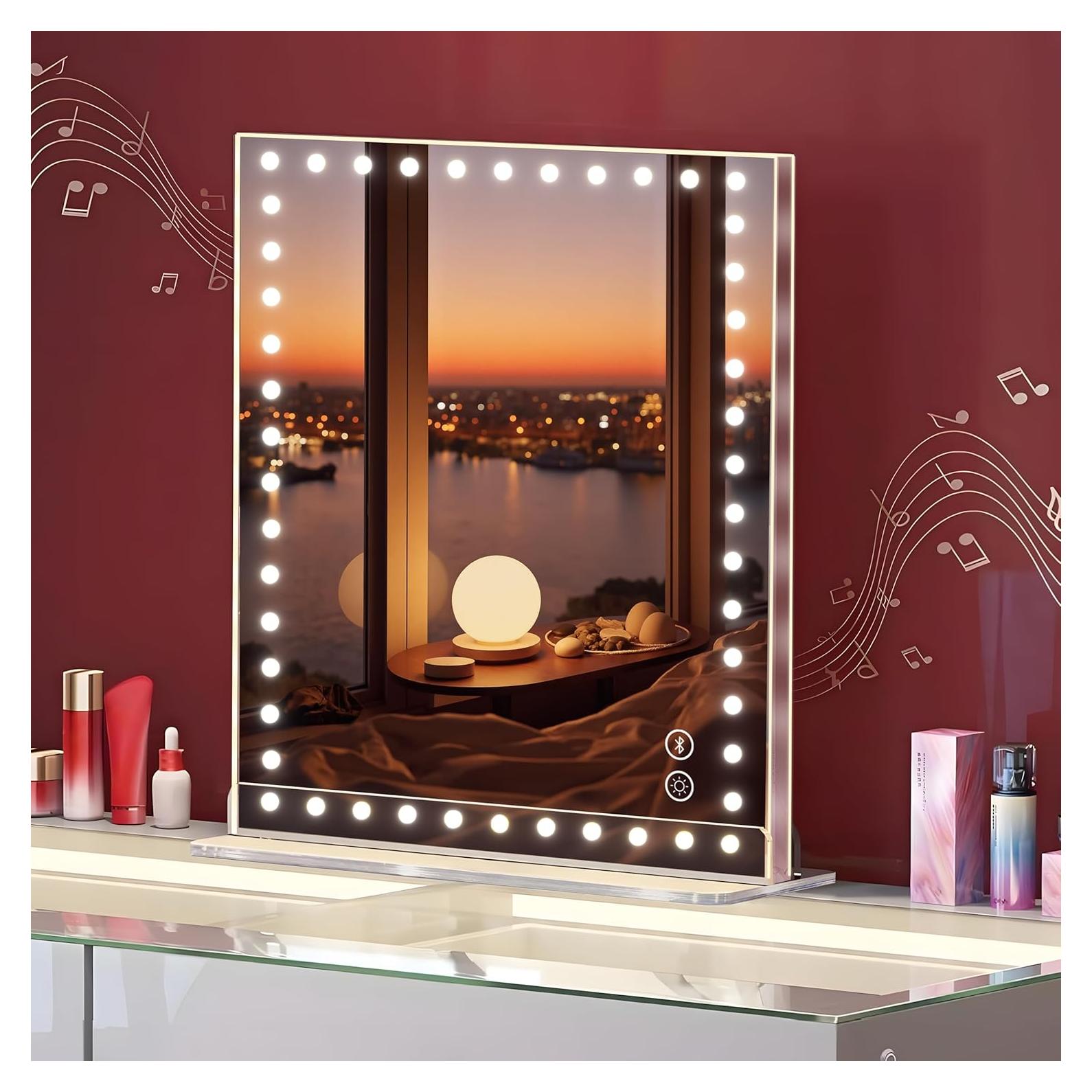 Espejo de Maquillaje VANITII LED 30.48x22.86cm 3 Modos Luz