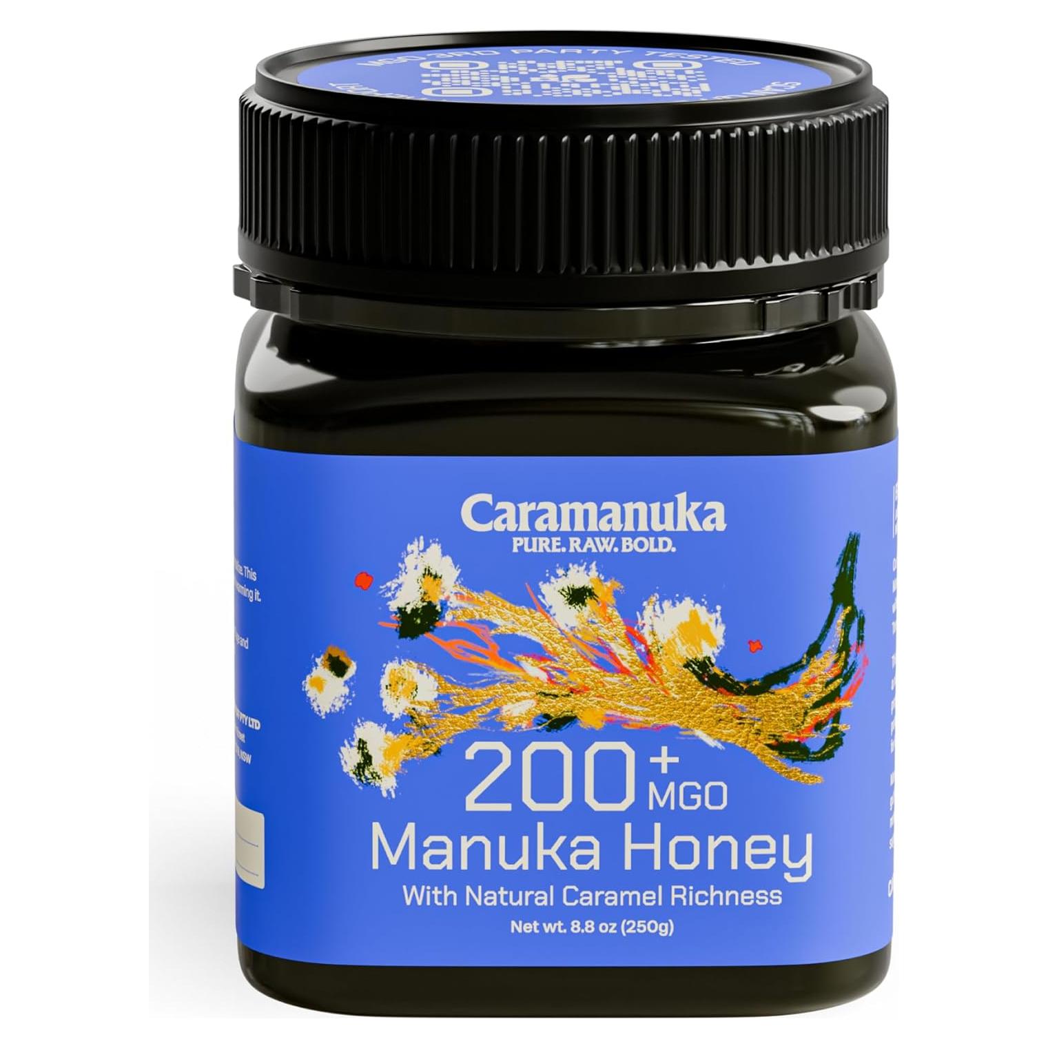 Miel de Manuka Cruda Caramanuka MGO 200+ 250g - Sin Filtrar