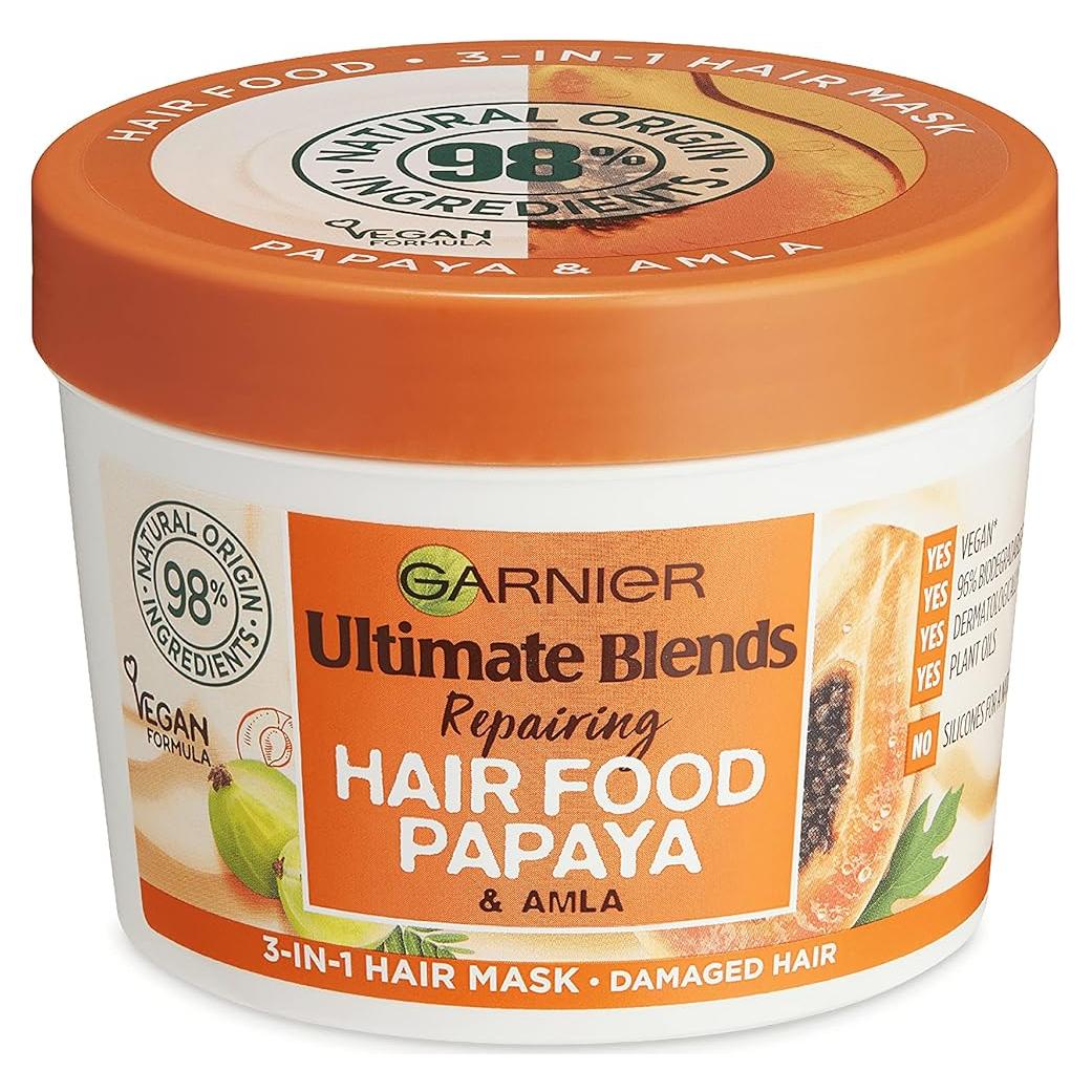 Mascarilla Tratamiento 3-en-1 Garnier Papaya 390ml Vegana