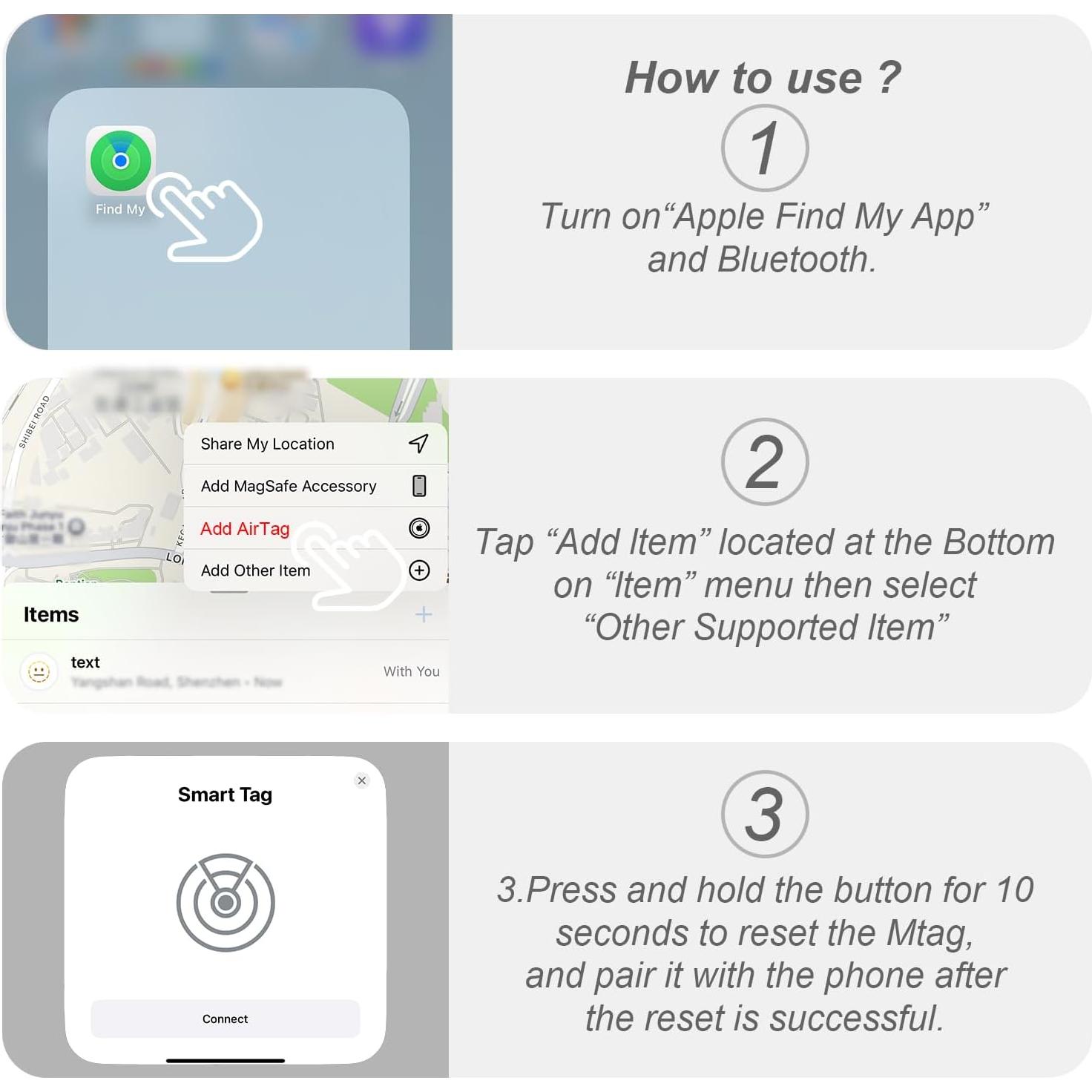 Rastreador GPS para Gatos Zowpet Negro Impermeable