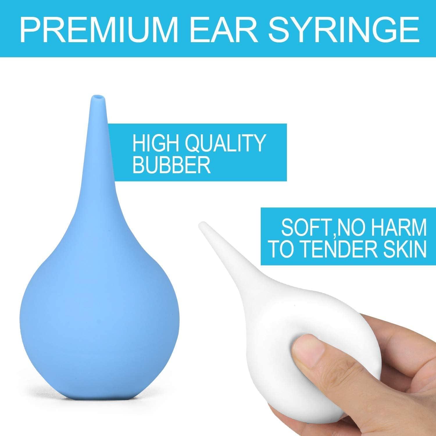 Paquete de 2 Jeringas de Oído Romeda 60ml para Lavado