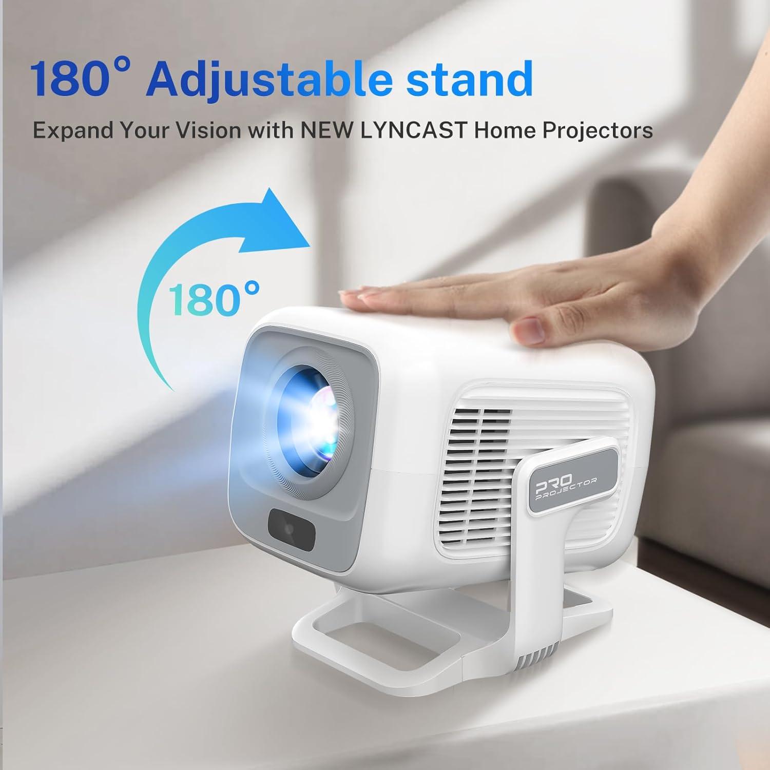 Proyector LYNCAST LumeCube 300 Nativo 1080P Soporte 4K WiFi 6