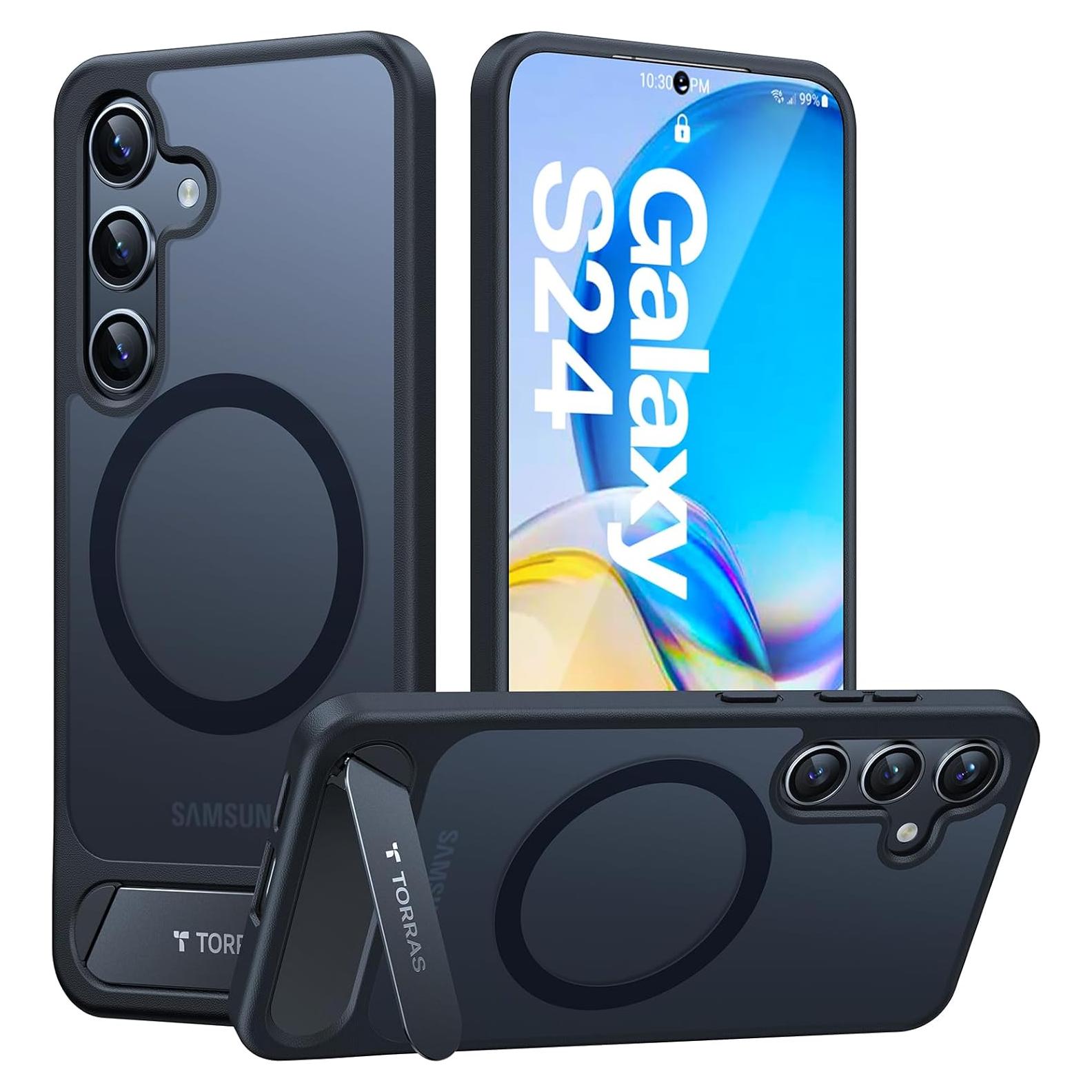 Soporte Magnético TORRAS para Funda Samsung Galaxy S24 Negro
