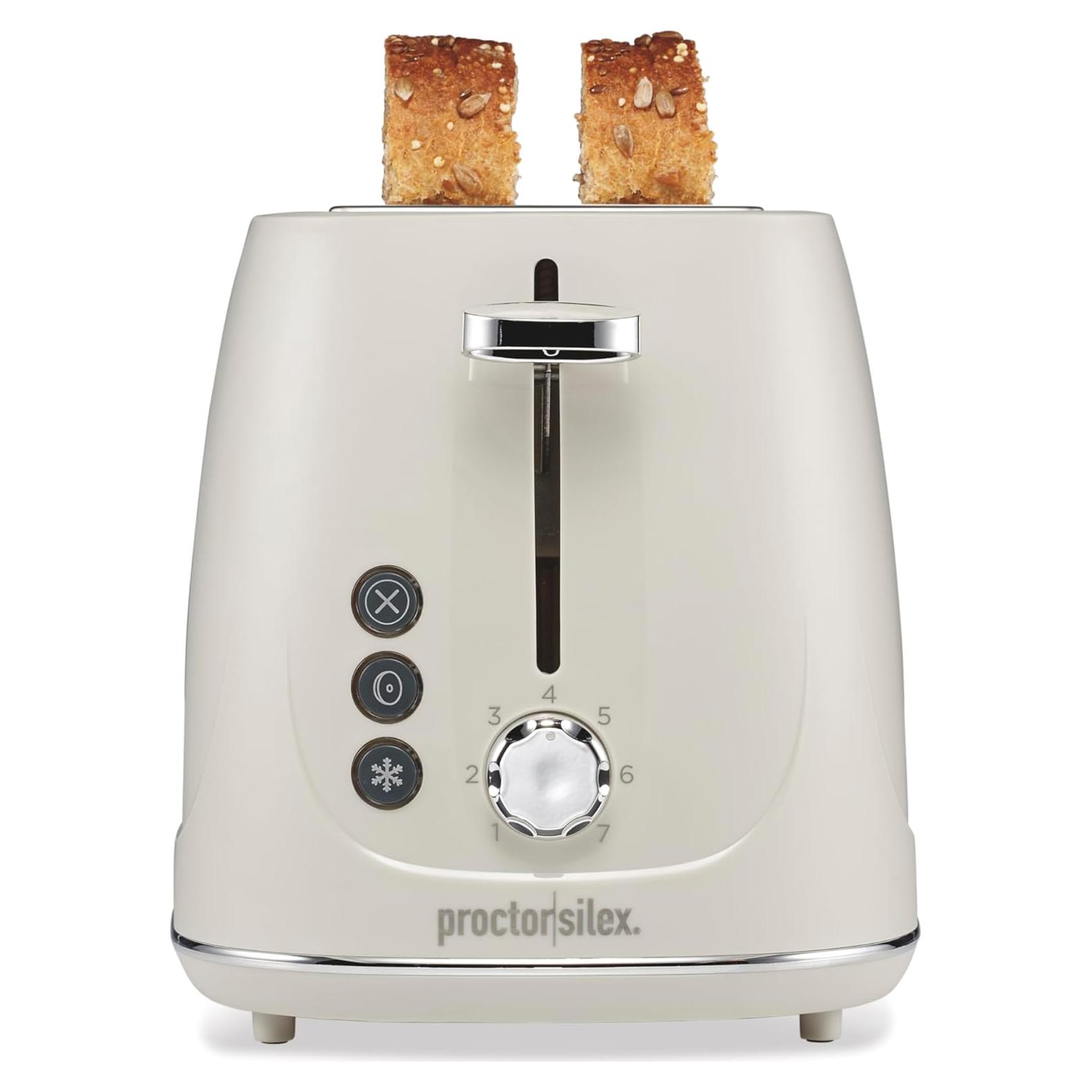 Tostadora Proctor Silex 2 Rebanadas Blanco Avena 700W