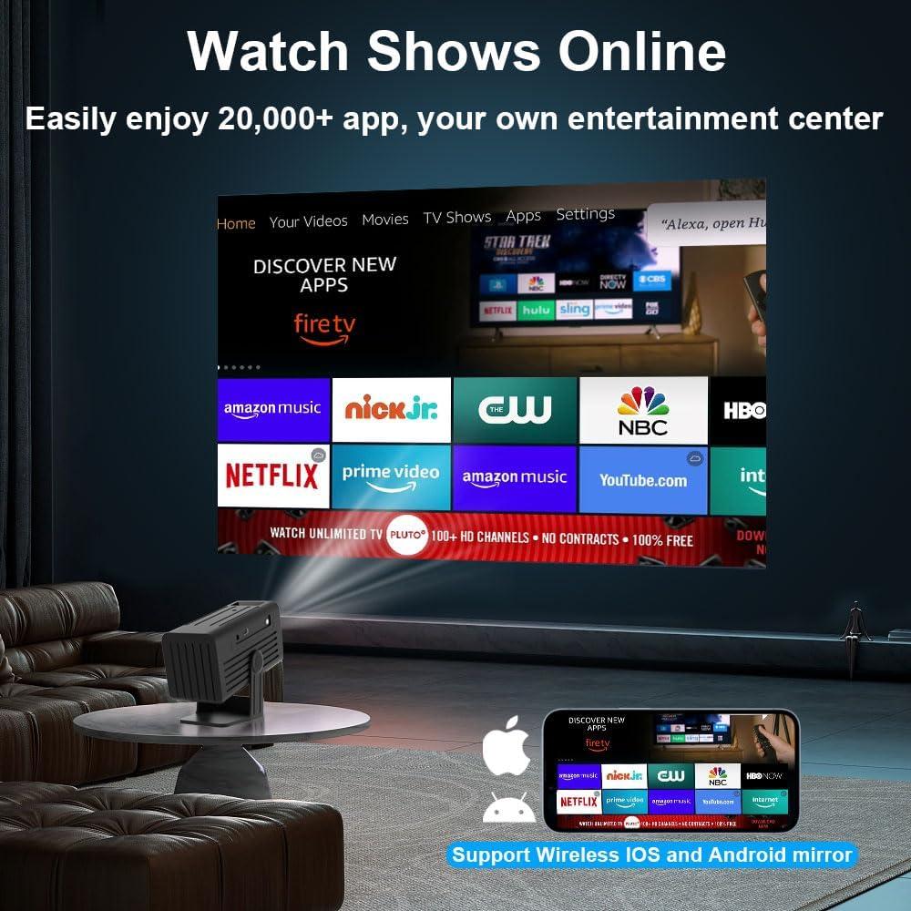 Proyector Inteligente Polaring N6 4K WiFi Bluetooth 1080P