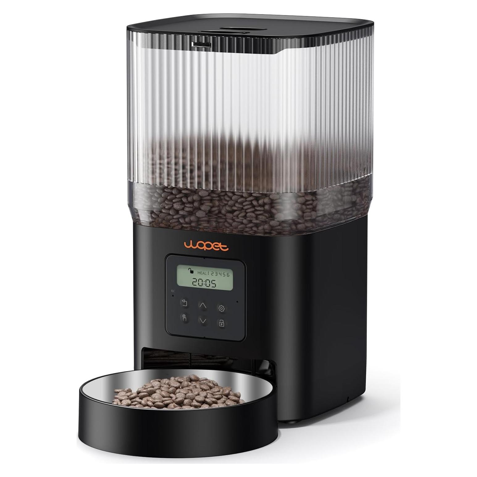 Comedero Automático WOPET para Gatos y Perros WiFi 4L