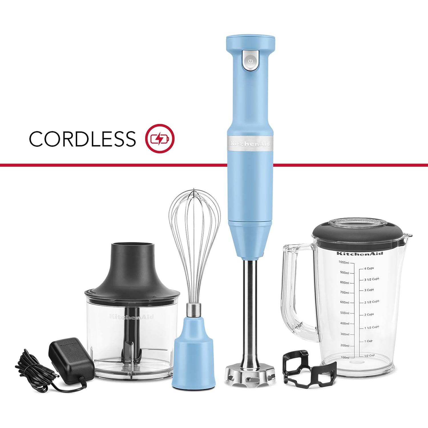 Batidora de Mano Inalámbrica KitchenAid KHBBV83 1L Azul