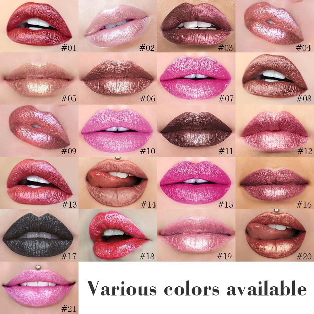 Set de Maquillaje Labial evpct 2 en 1 Rosa Claro y Violeta