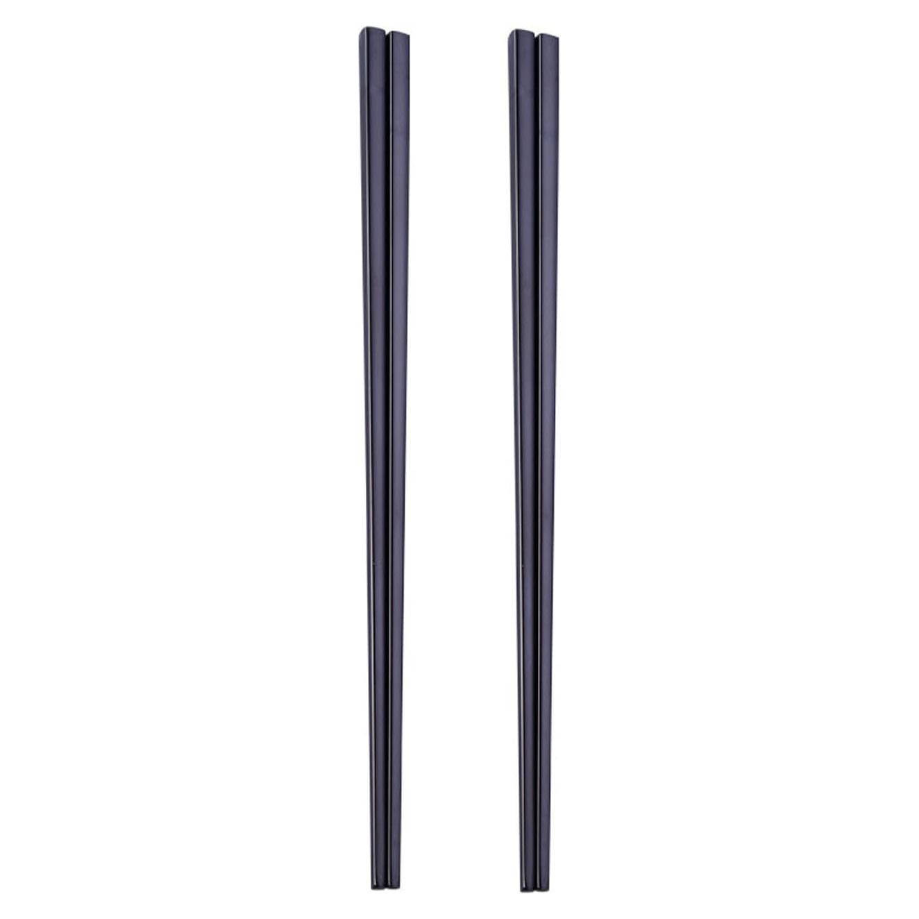 Palillos Reutilizables de Acero Inoxidable 2 PZS Negro