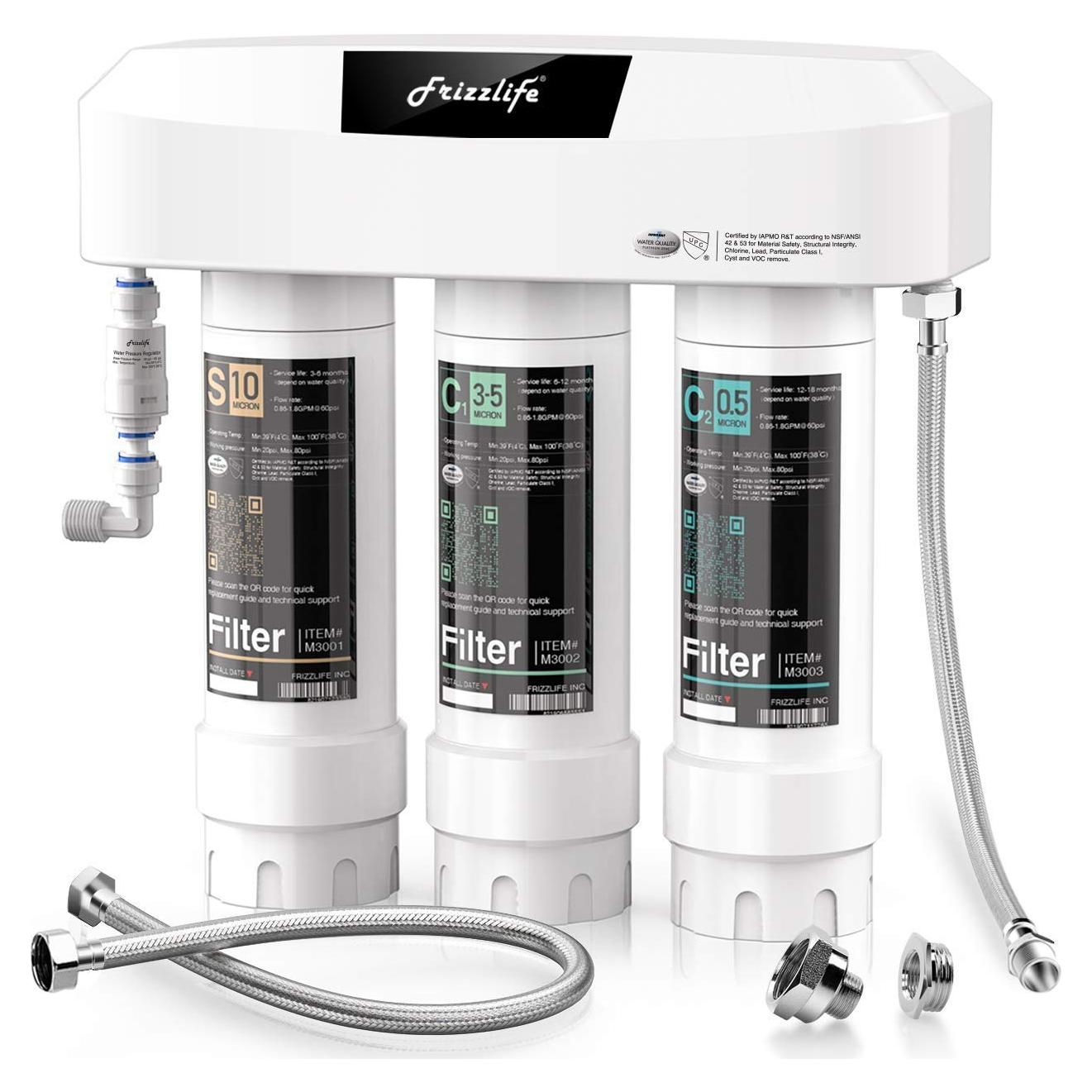 Filtro de Agua Bajo Fregadero Frizzlife SK99 - Conexión Directa