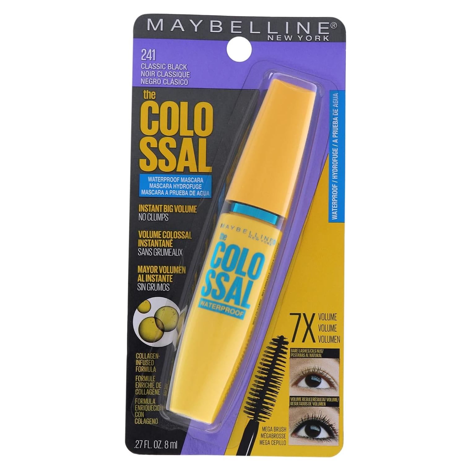 Máscara Voluminizadora Maybelline La Colosal 29.57 ml Negro